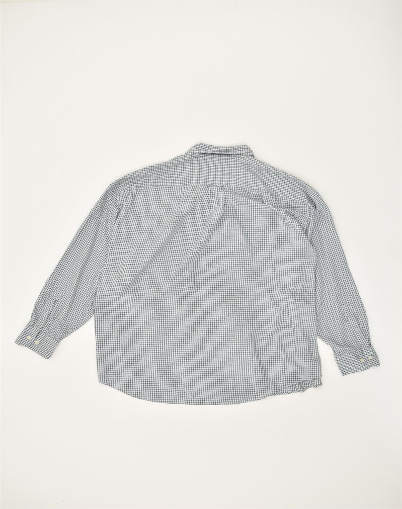 NAUTICA Mens Shirt 2XL Blue Check Cotton | Vintage Nautica | Thrift | Second-Hand Nautica | Used Clothing | Messina Hembry 