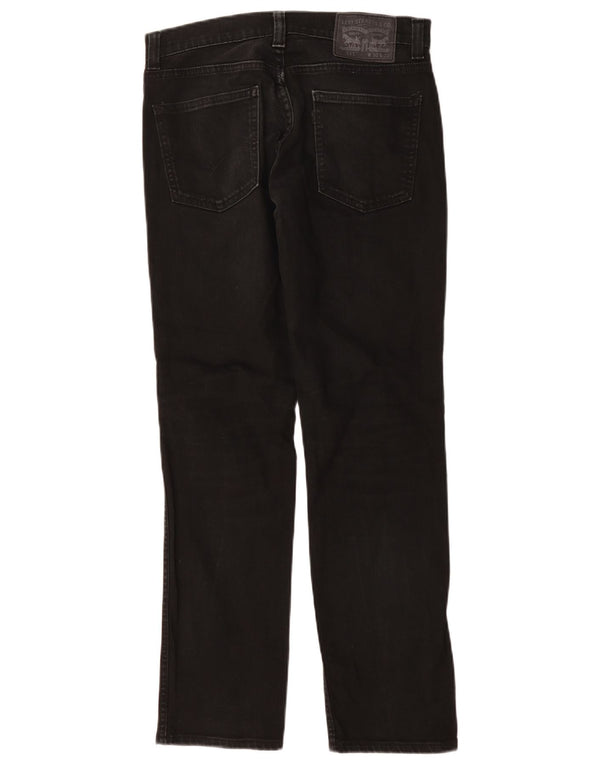 Levi's Mens 511 Slim Jeans W30 L32 Black Cotton
