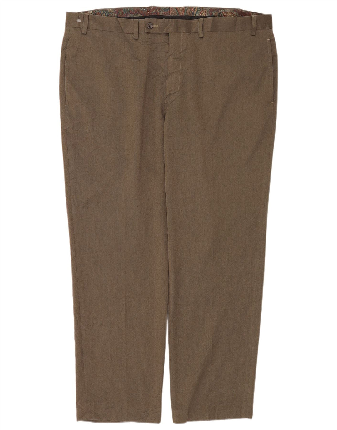 Ralph Lauren Mens Straight Suit Trousers  W40 L30 Grey Polyester