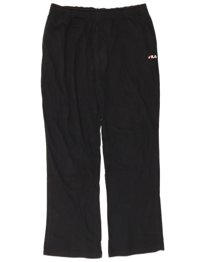 Fila Mens Tracksuit Trousers XL  Black Cotton