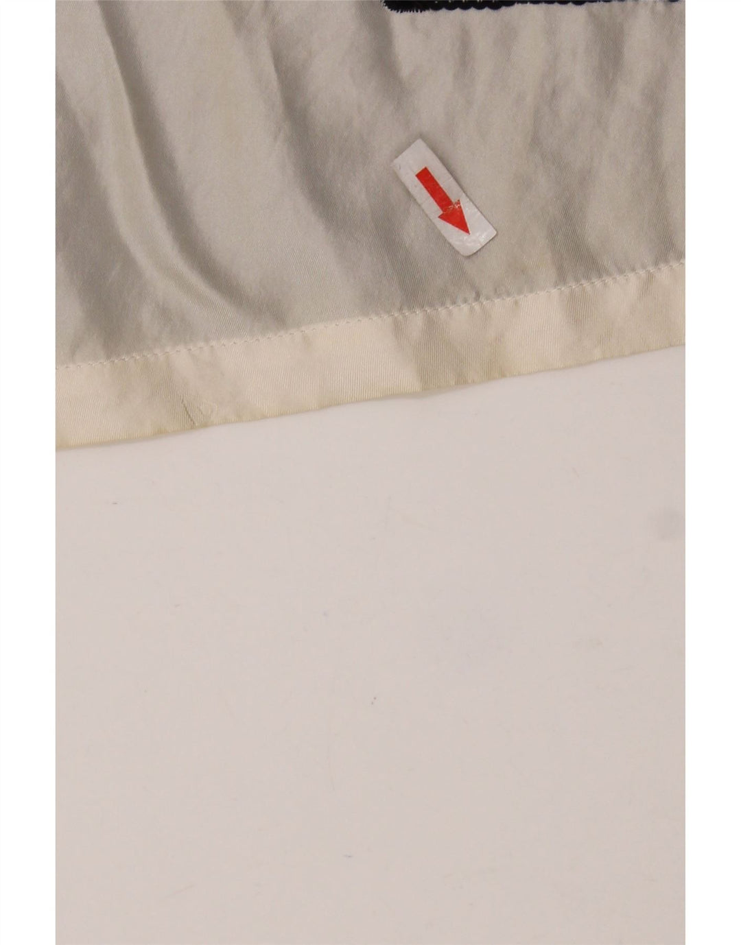 ICEBERG Womens Graphic Blouse Top UK 8 Small Off White Colourblock