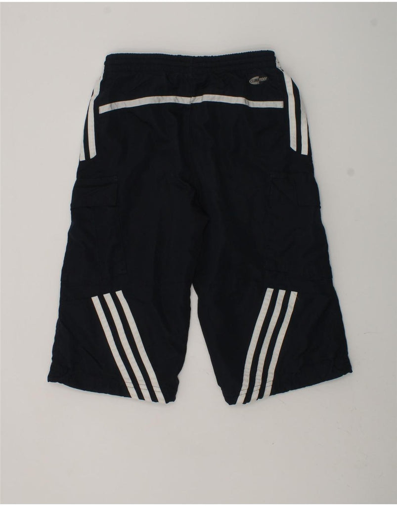 ADIDAS Boys Clima 365 Bermuda Sport Shorts 7-8 Years Navy Blue Polyester | Vintage Adidas | Thrift | Second-Hand Adidas | Used Clothing | Messina Hembry 