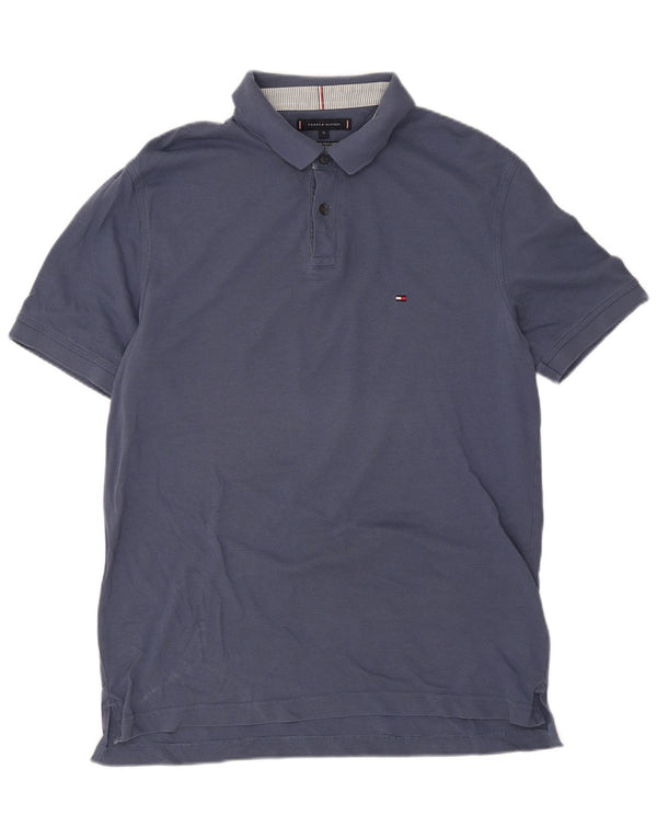 Tommy Hilfiger Mens Regular Fit Polo Shirt XL Navy Blue Cotton