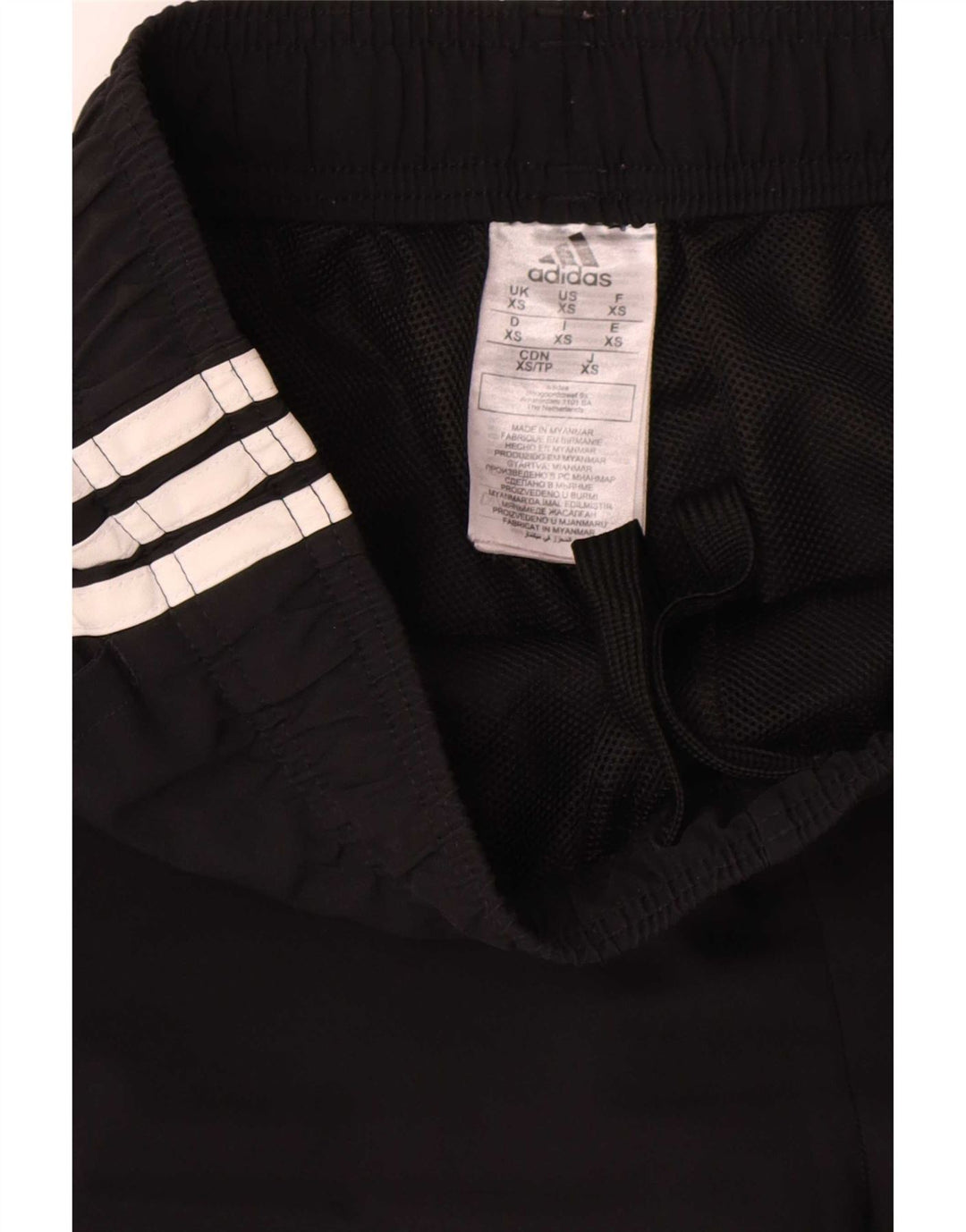 Adidas Mens Sport Shorts XS Black Polyester
