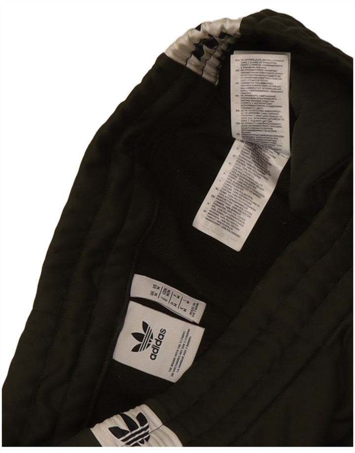 Adidas Mens Graphic Tracksuit Trousers Joggers Medium Khaki Colourblock