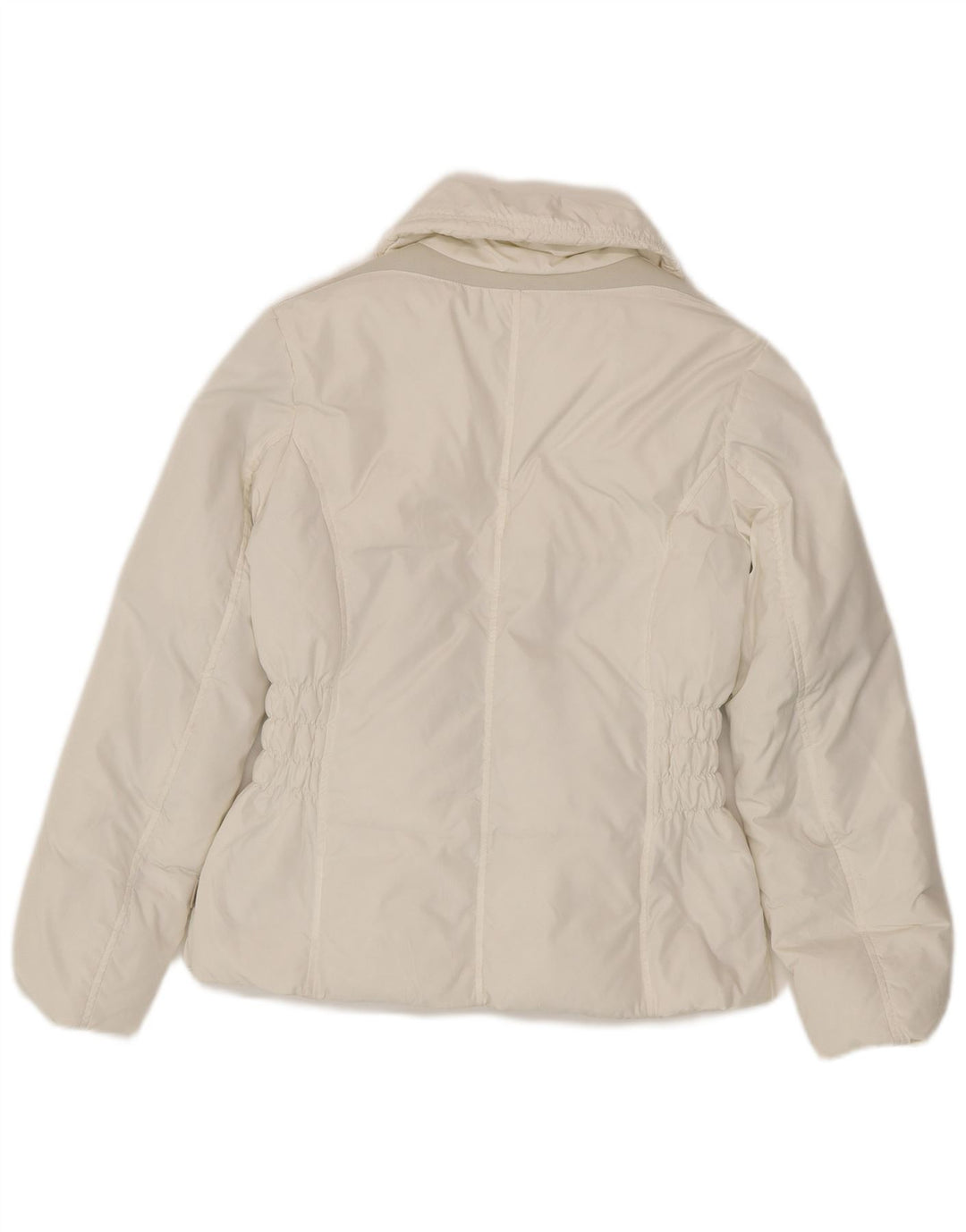 Geox Womens Respira Oversized Padded Jacket UK 6 XS White Polyester