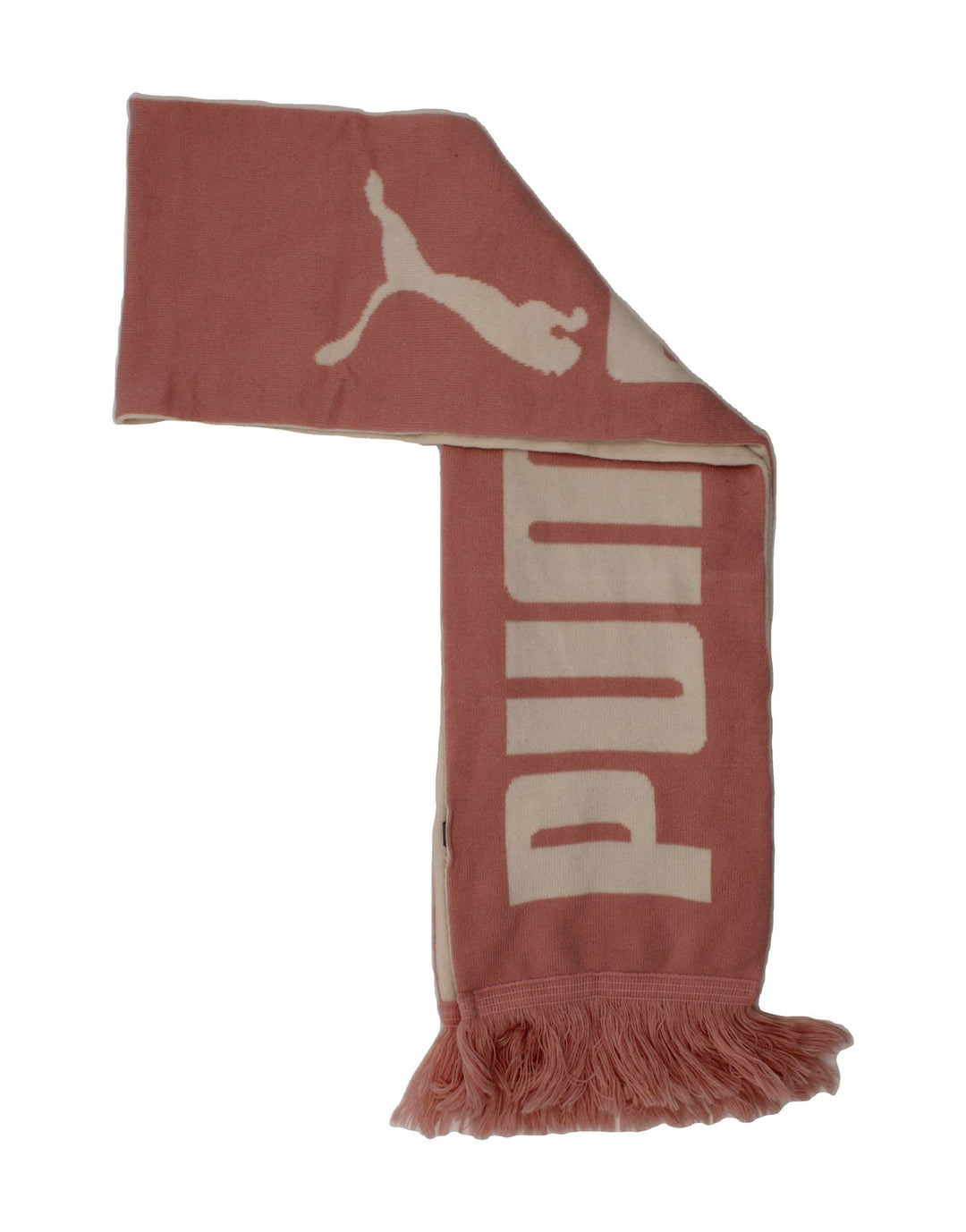PUMA Womens Reversible Graphic Rectangle Scarf One Size Pink Colourblock Vintage Puma and Second-Hand Puma from Messina Hembry 