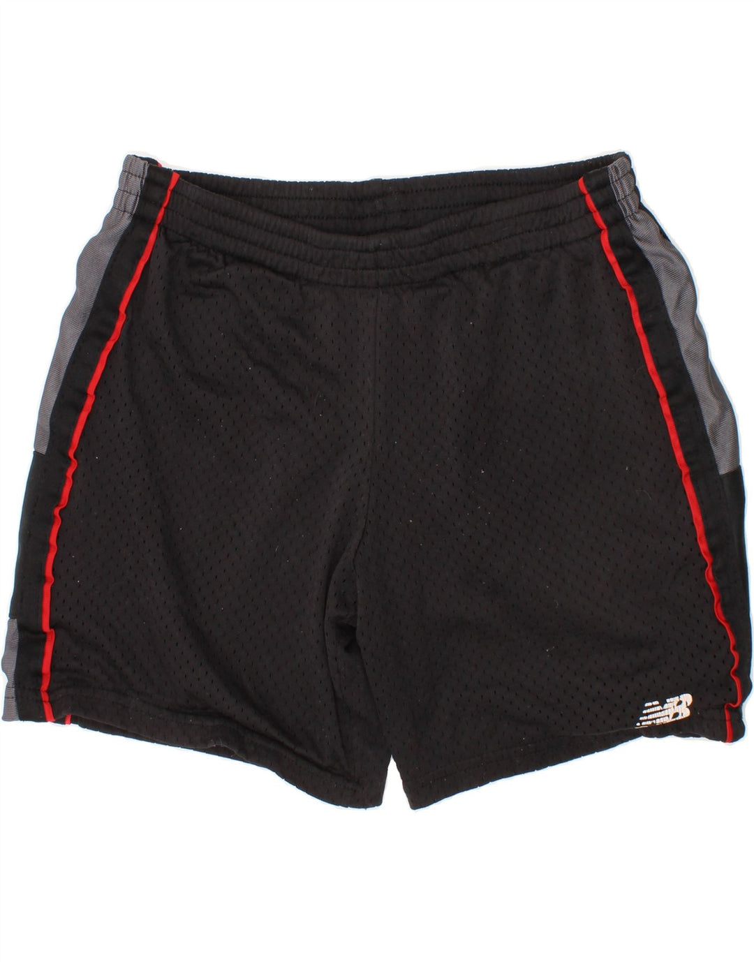 NEW BALANCE Boys Sport Shorts 5-6 Years Black Colourblock Polyester Vintage New Balance and Second-Hand New Balance from Messina Hembry 