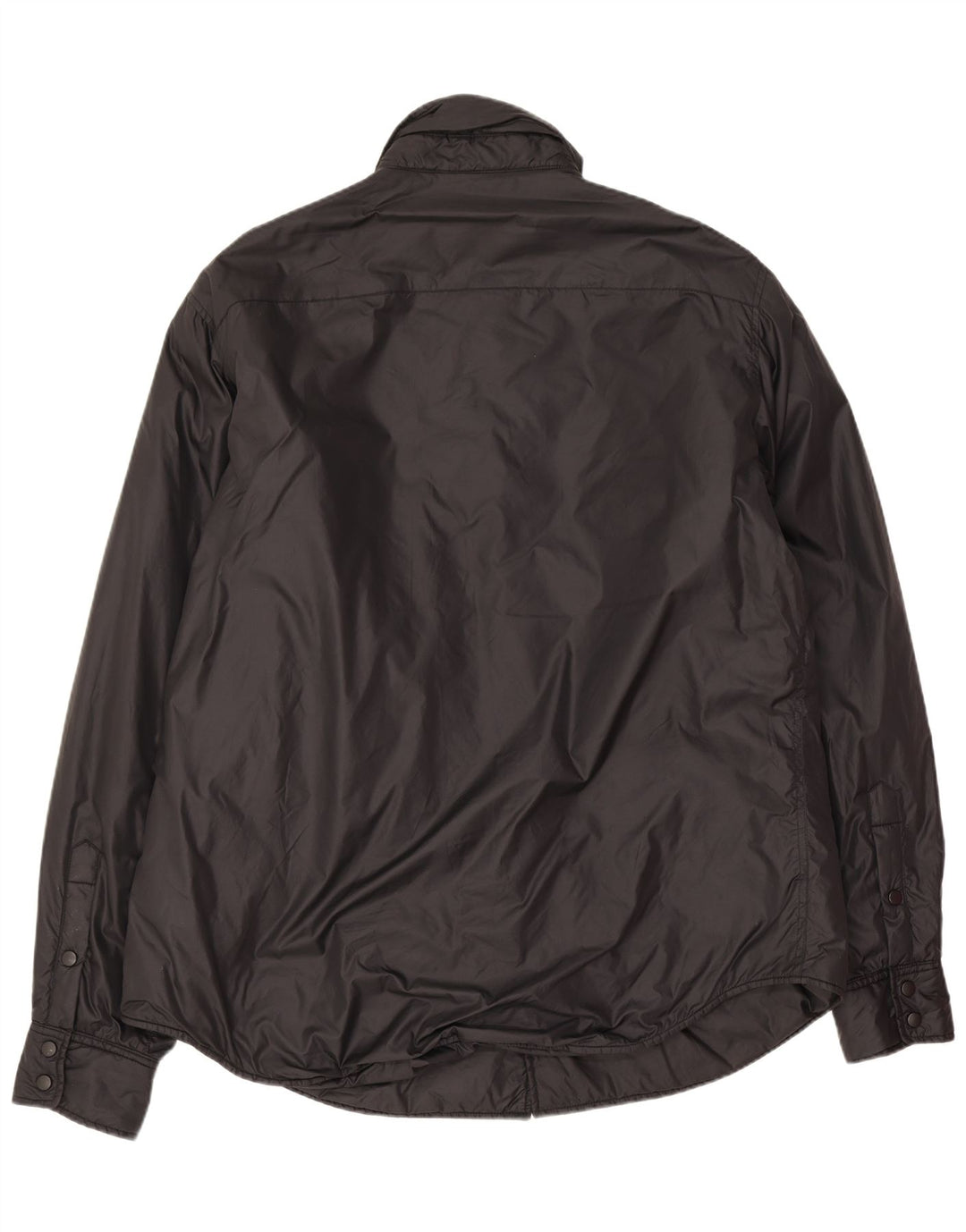 Alberto Aspesi Mens Bomber Jacket UK 42 XL Black Polyamide