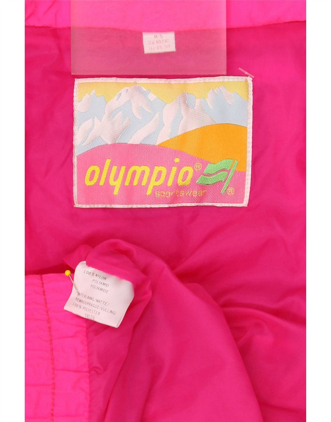 Olympia Mens Military Gilet EU 48/50 Medium Pink Nylon