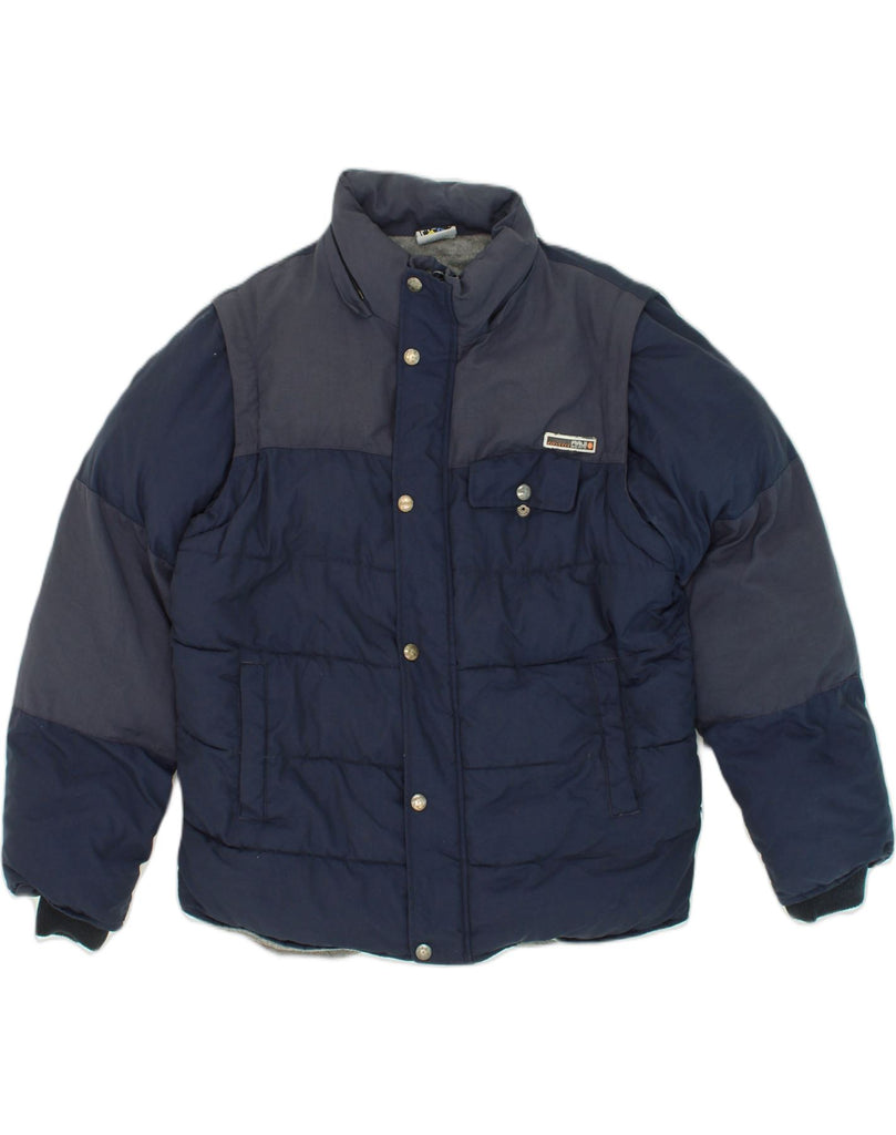 MAUI AND SONS Boys Padded Jacket 11-12 Years XL Navy Blue Colourblock | Vintage Maui and Sons | Thrift | Second-Hand Maui and Sons | Used Clothing | Messina Hembry 