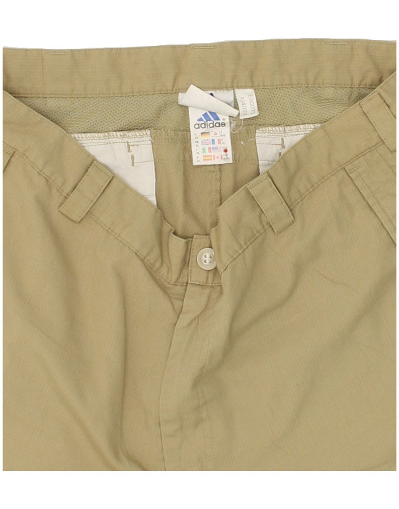 ADIDAS Mens Chino Shorts XL W38 Khaki Cotton | Vintage Adidas | Thrift | Second-Hand Adidas | Used Clothing | Messina Hembry 
