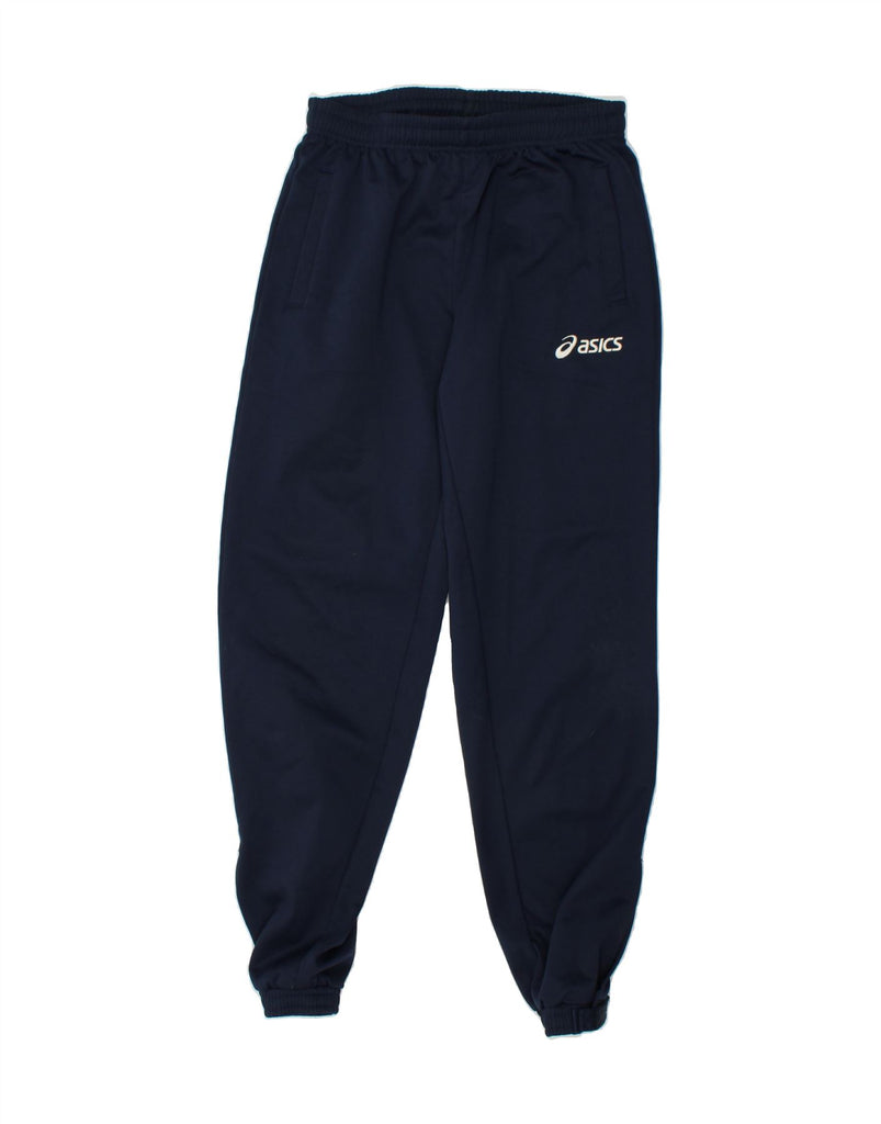 ASICS Mens Tracksuit Trousers Joggers Medium Navy Blue Polyester Vintage Asics and Second-Hand Asics from Messina Hembry 