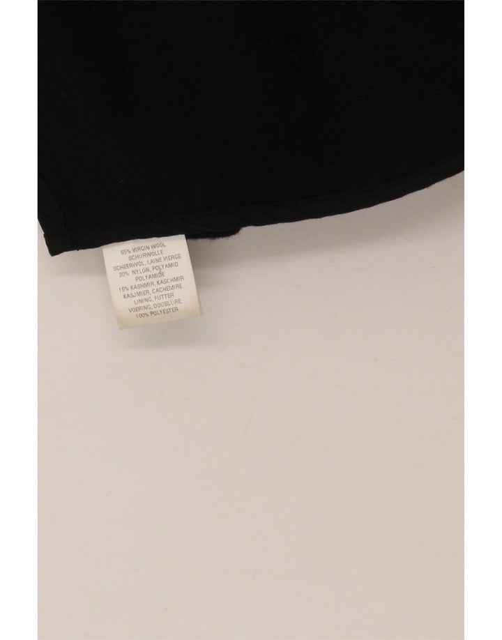 Vintage Womens Cape Coat One Size Black Wool