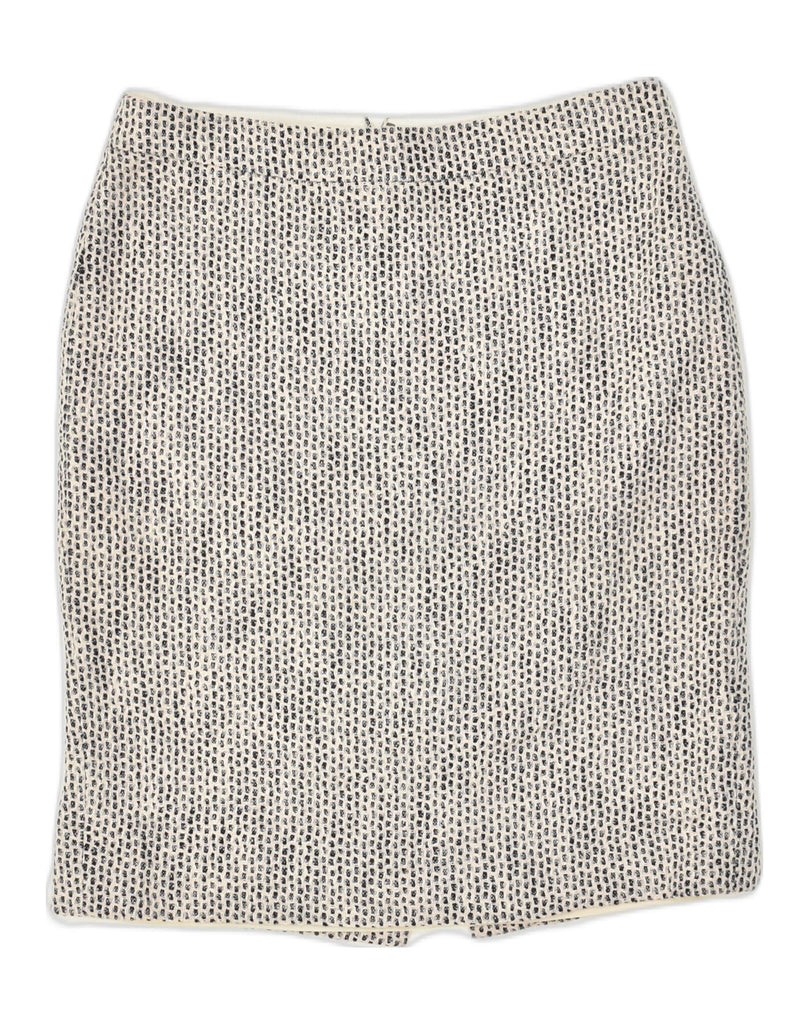 J. CREW Womens Straight Skirt US 2 XS W28 Grey Cotton | Vintage J. Crew | Thrift | Second-Hand J. Crew | Used Clothing | Messina Hembry 