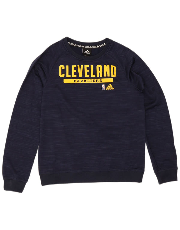 Adidas Boys Sweatshirt Jumper 14-15 Years Large Navy Blue