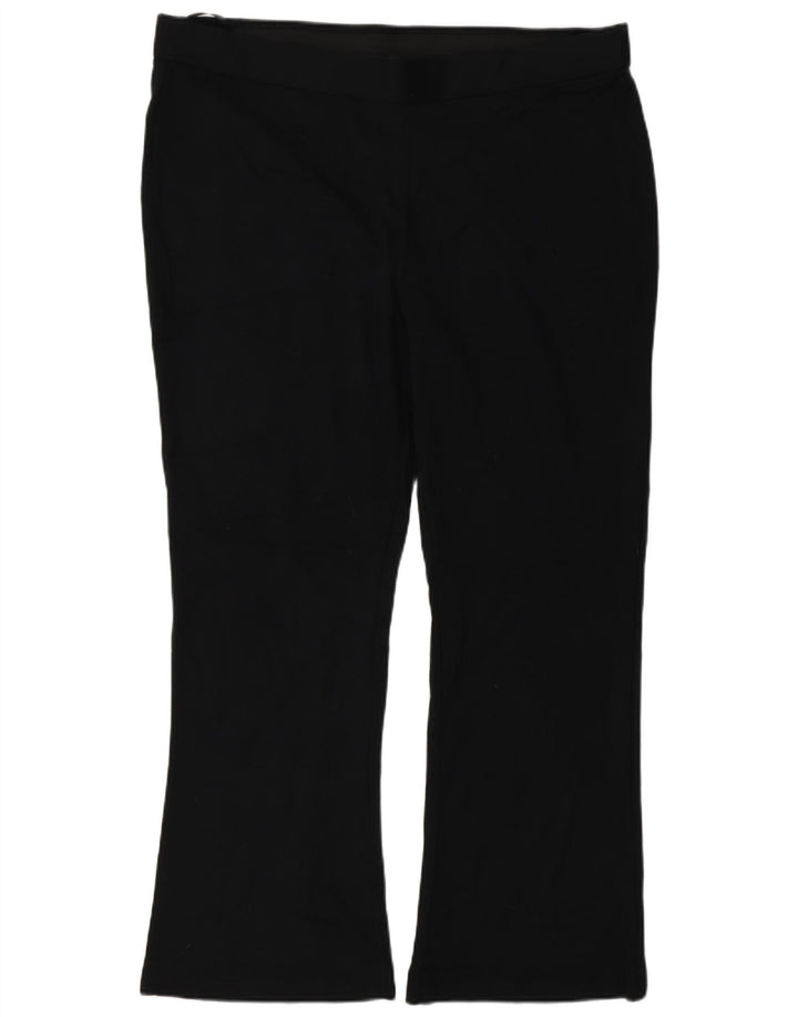 Marks & Spencer Womens Tracksuit Trousers UK 20 2XL Black Viscose