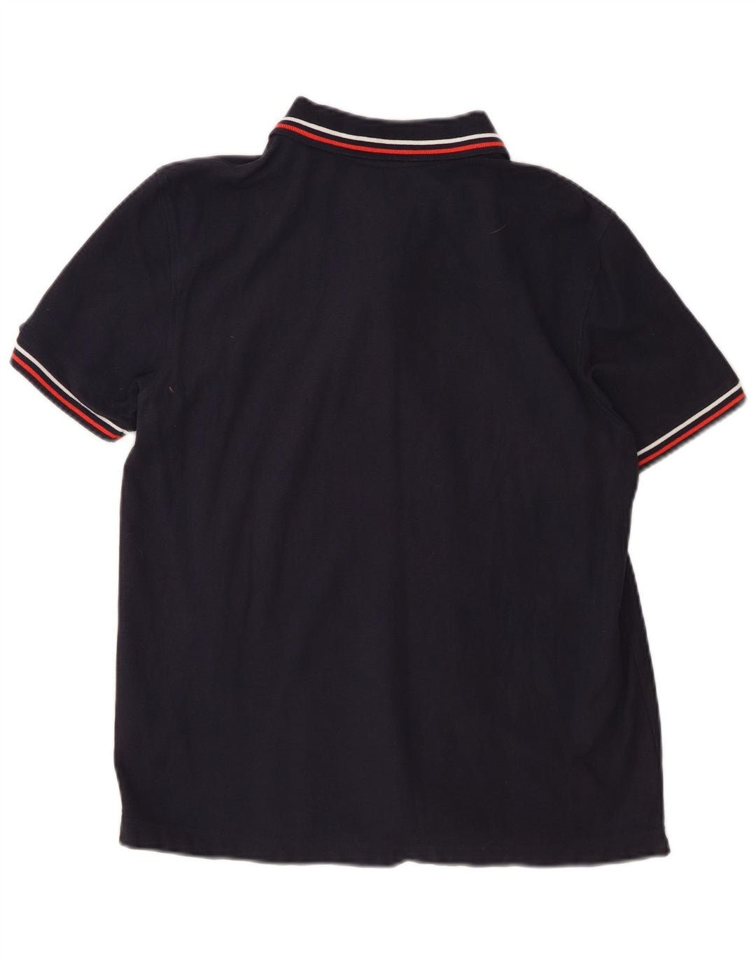 Lotto Mens Polo Shirt Medium Navy Blue Cotton