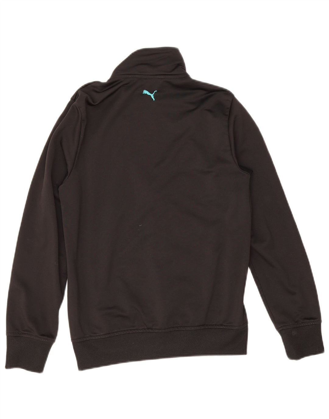 Puma Boys Graphic Tracksuit Top Jacket 11-12 Years Black Polyester