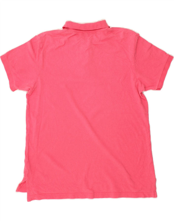 EDDIE BAUER Womens Polo Shirt UK 14 Medium Pink Cotton Vintage Eddie Bauer and Second-Hand Eddie Bauer from Messina Hembry 