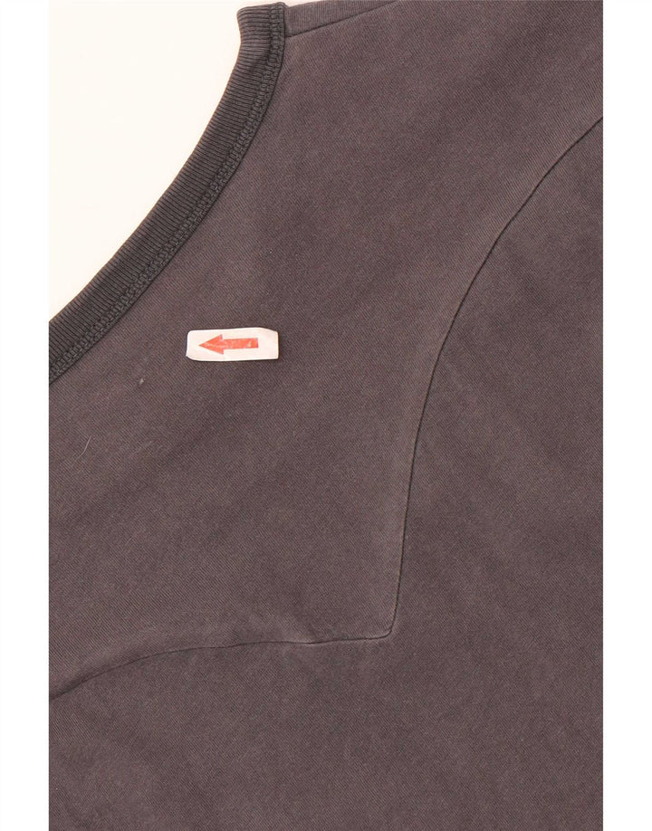 Levi's Mens Graphic Top Long Sleeve Small Grey Cotton