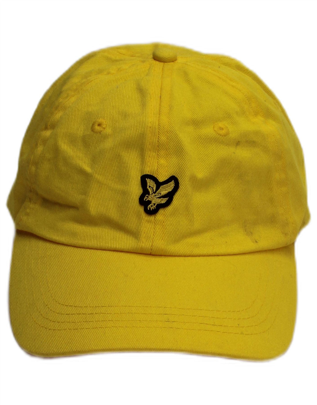 LYLE & SCOTT Mens Graphic Baseball Cap One Size Yellow Cotton Classic
