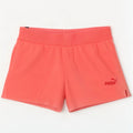 Puma Womens Sport Shorts UK 14 Medium Pink Cotton