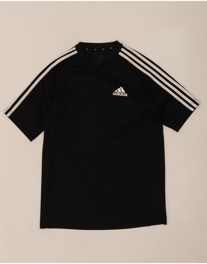 ADIDAS Mens Aeroready T-Shirt Top Small Black Polyester