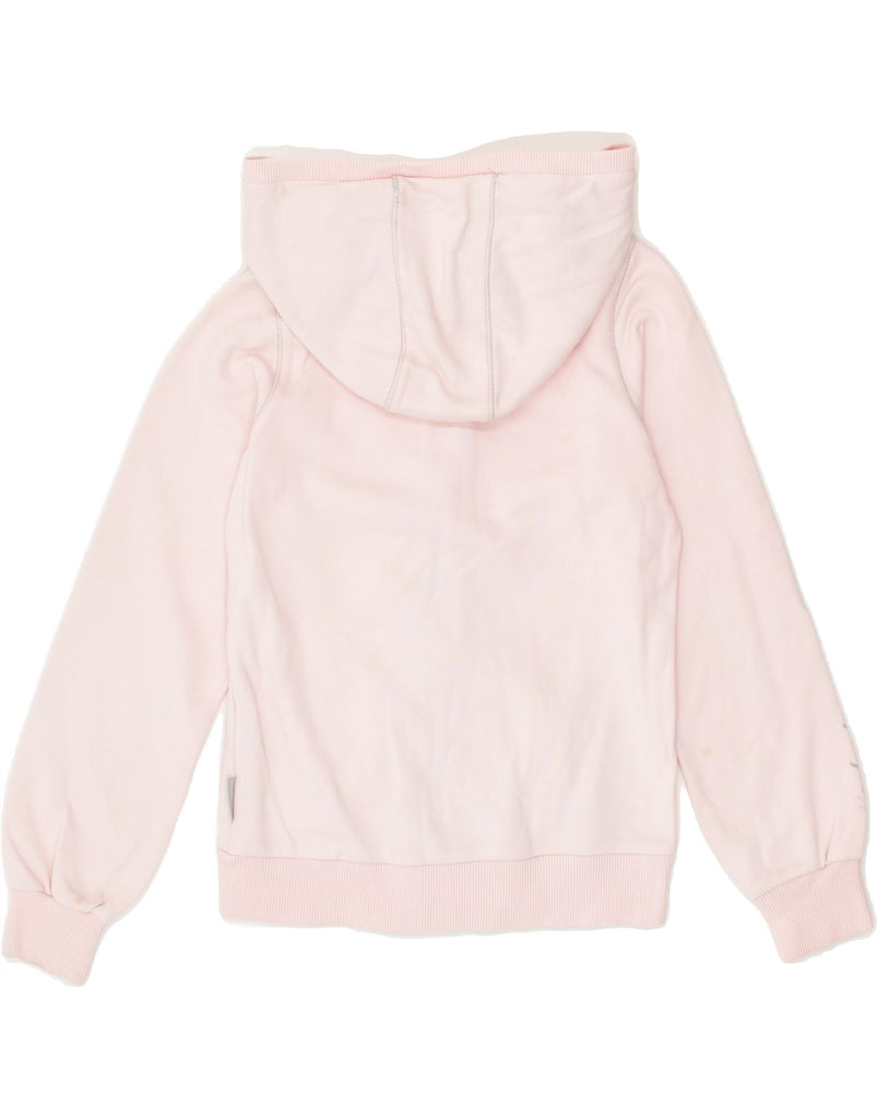 CHAMPION Girls Graphic Zip Hoodie Sweater 9-10 Years Medium Pink Cotton | Vintage Champion | Thrift | Second-Hand Champion | Used Clothing | Messina Hembry 