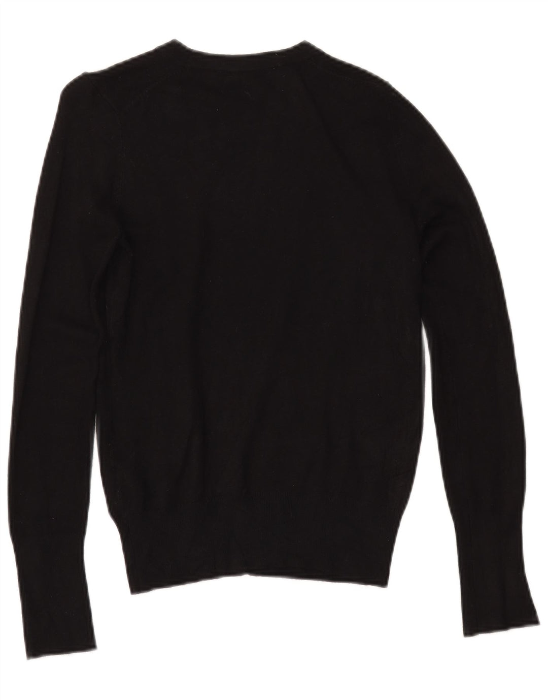 ZARA Womens Boat Neck Jumper Sweater UK 10 Small Black Viscose