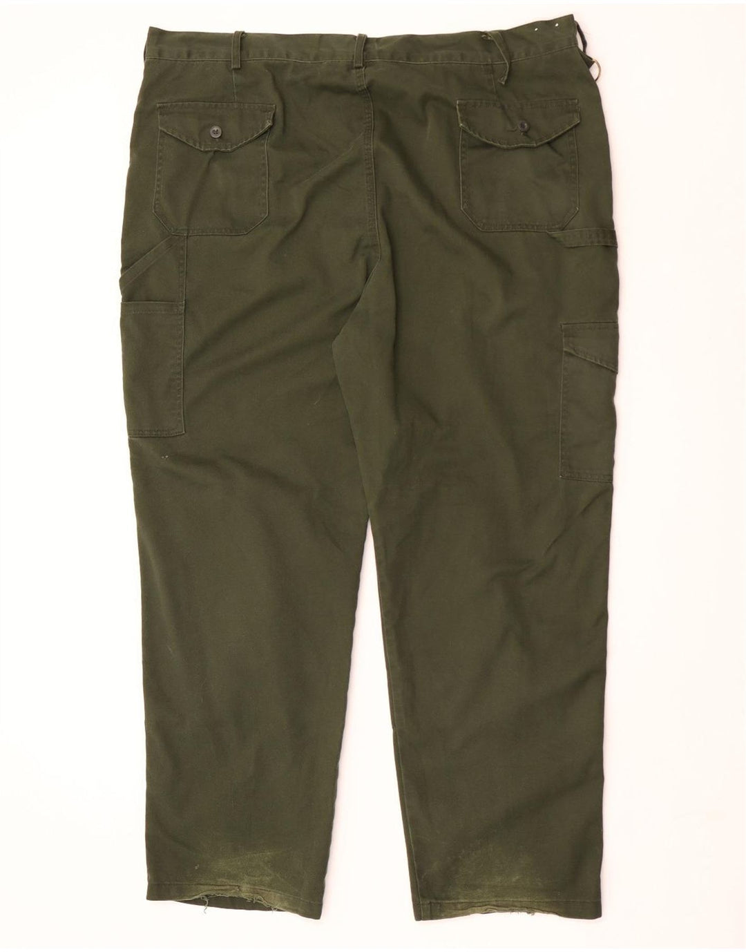 Dickies Mens Pegged Cargo Trousers W44 L31 Green Polyester