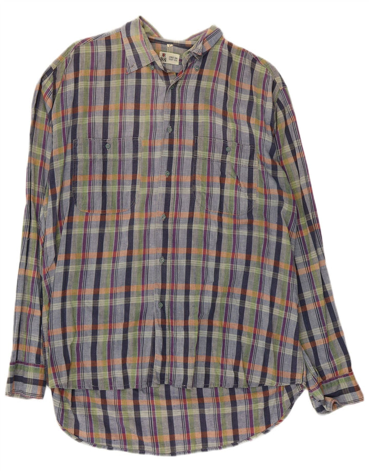 CERRUTI 1881 Mens Shirt Large Multicoloured Check