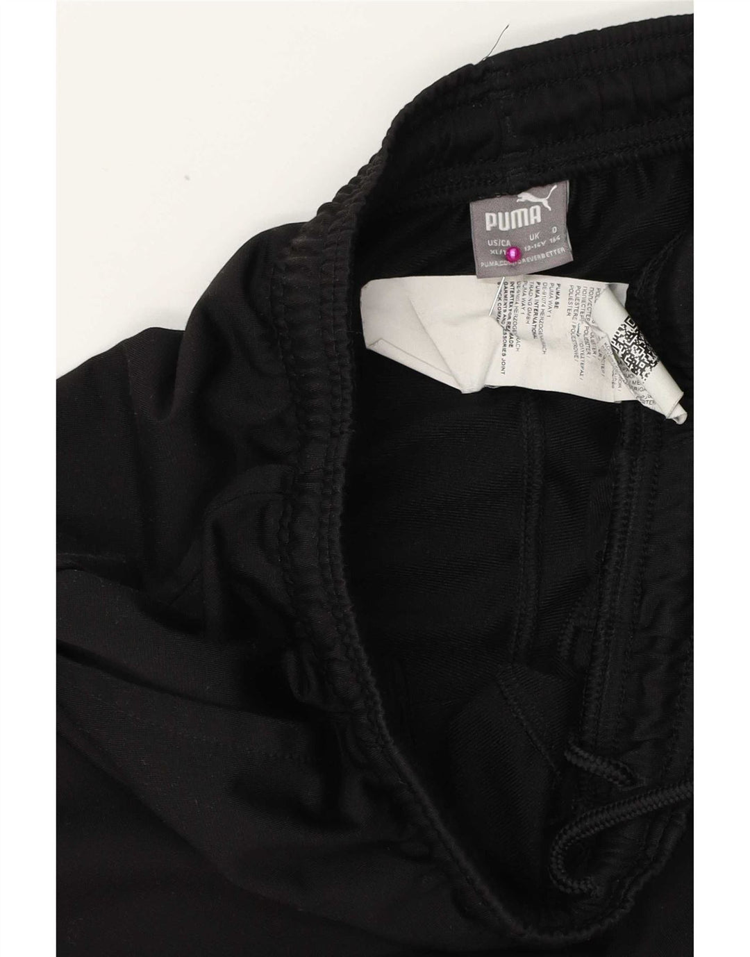 Puma Boys Tracksuit Trousers 13-14 Years  Black Polyester