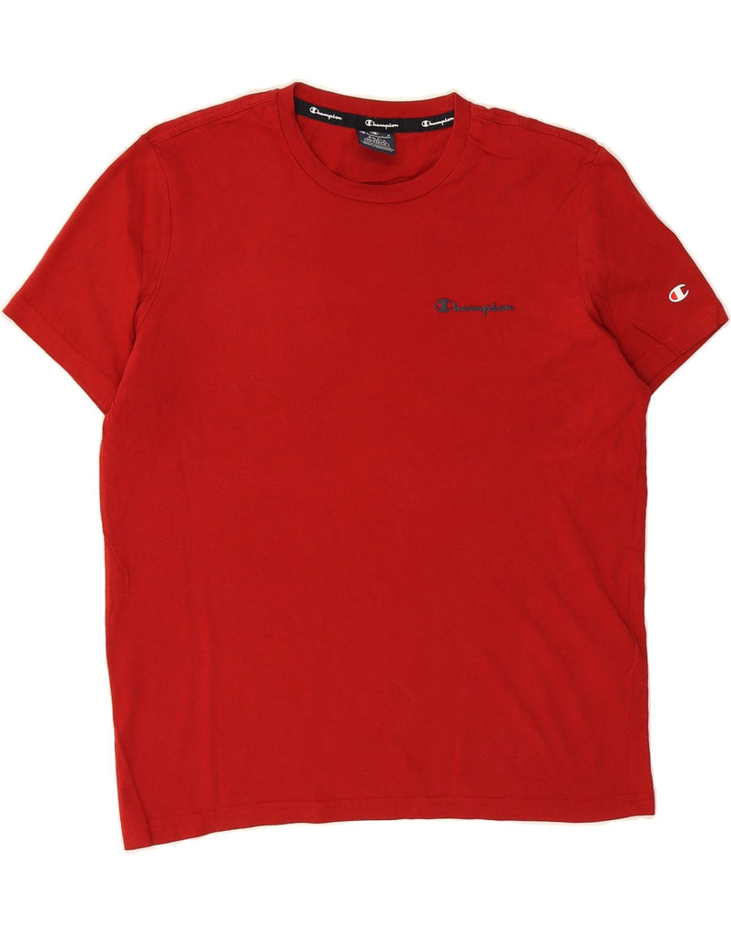 CHAMPION Mens Regular T-Shirt Top Small Red Vintage Champion and Second-Hand Champion from Messina Hembry 