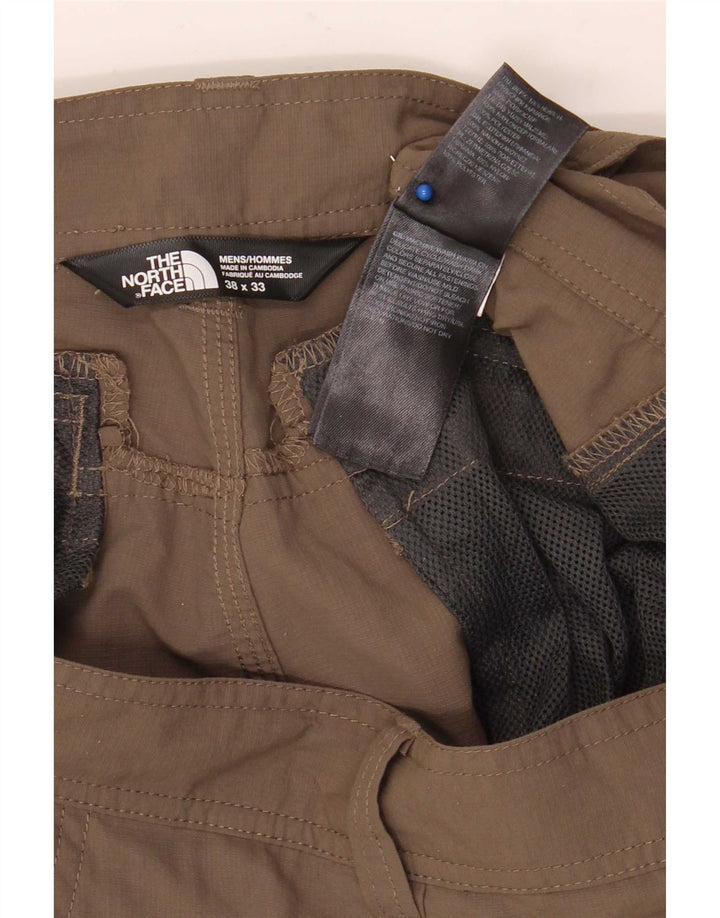 The North Face Mens Cargo Shorts W38 XL Beige Polyester