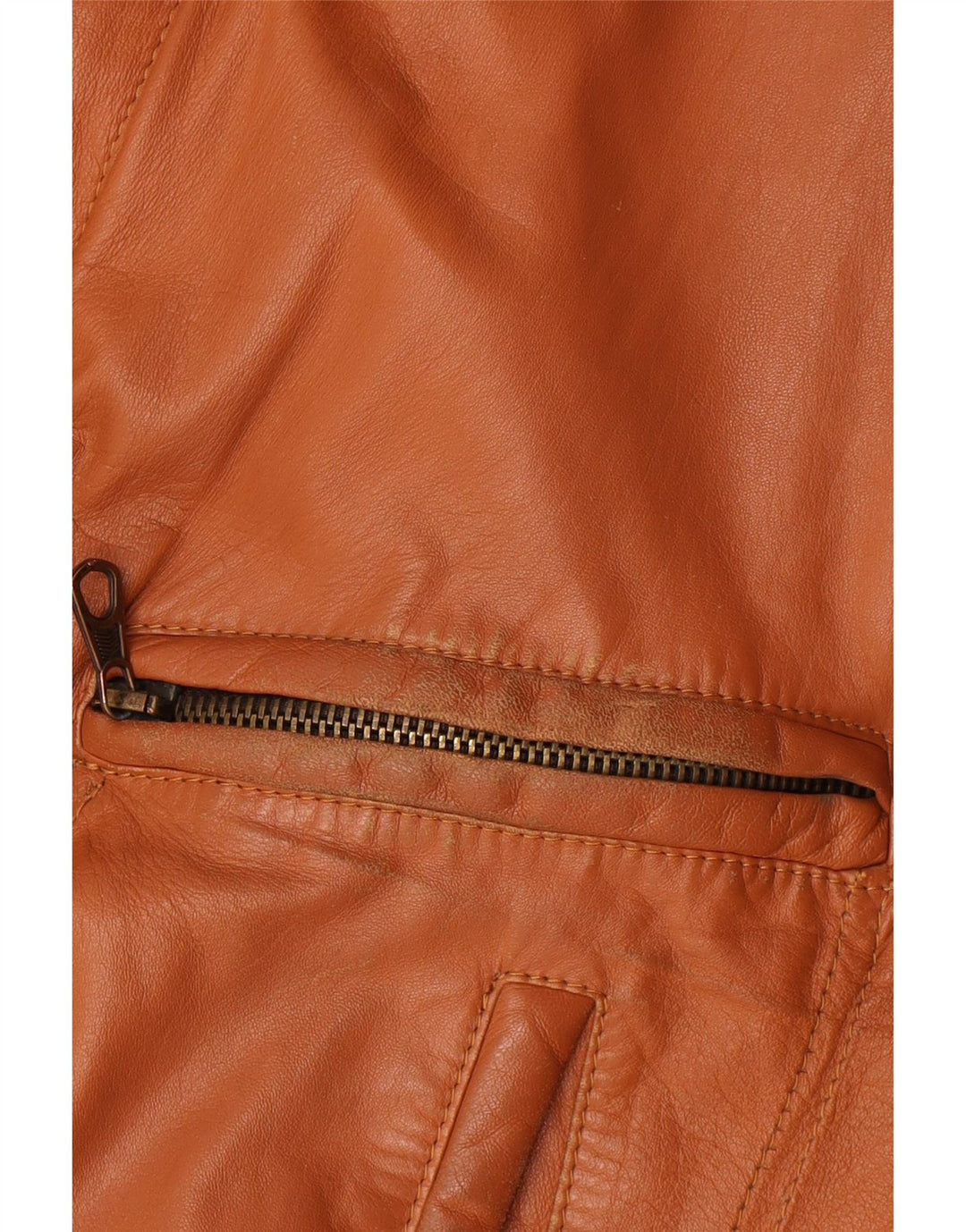 Vintage Mens Leather Jacket UK 40 Large Brown