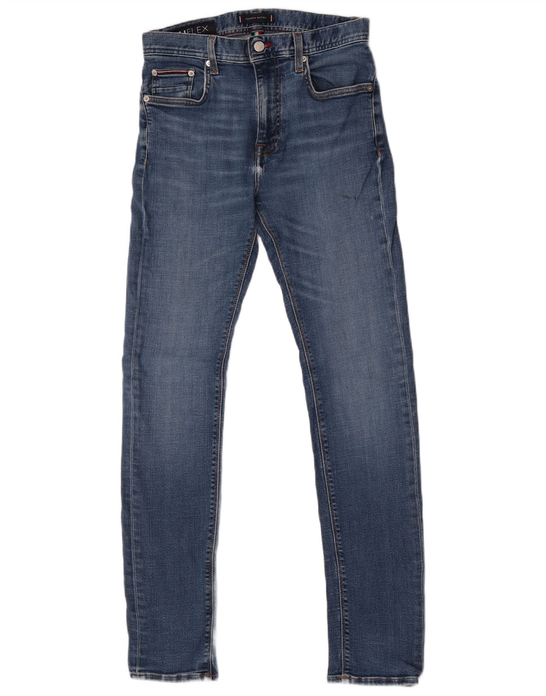 Tommy Hilfiger Womens Bleecker Slim Jeans W28 L32 Blue Cotton