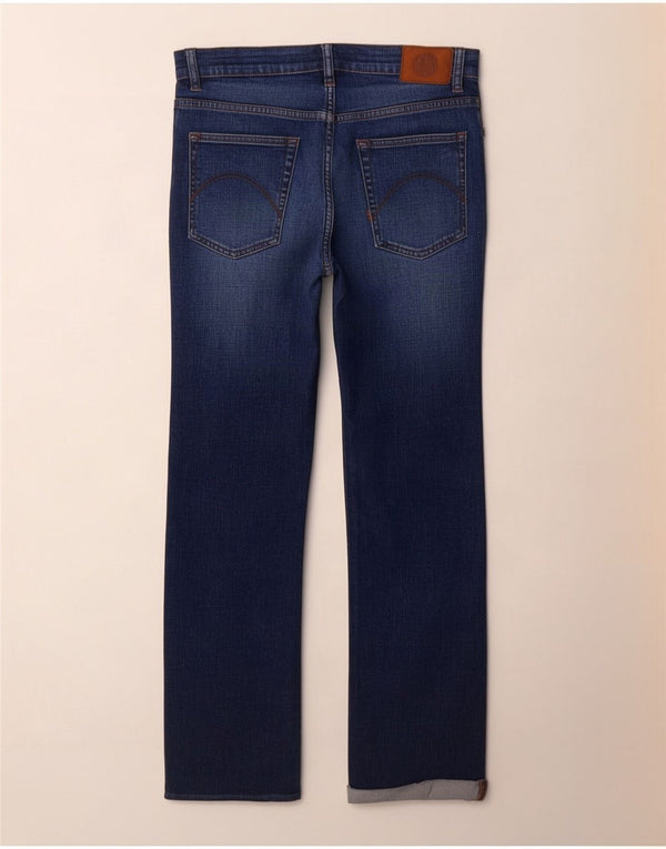Pretty Green Mens Burnage Regular Fit Straight Jeans W30 L28 Blue Cotton