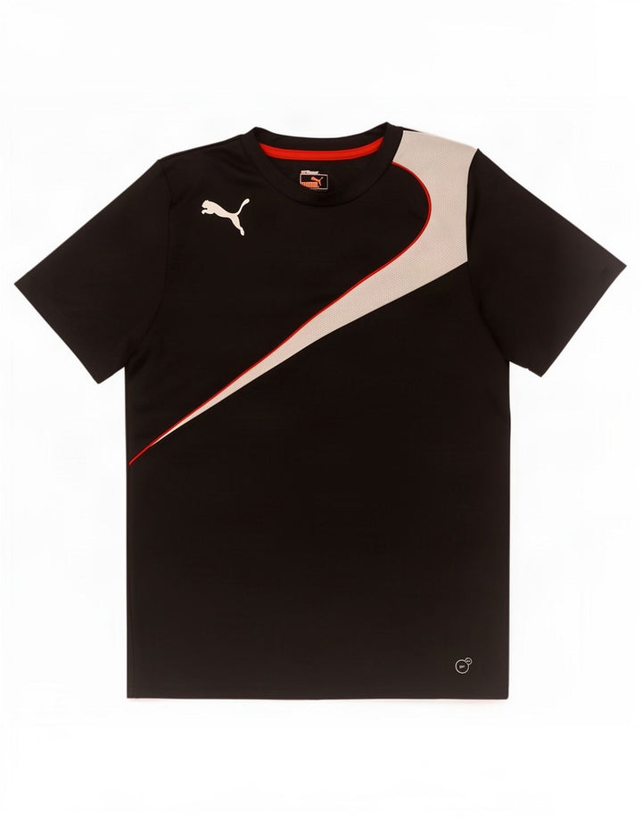 Nike Mens T-Shirt Top Small Black Colourblock