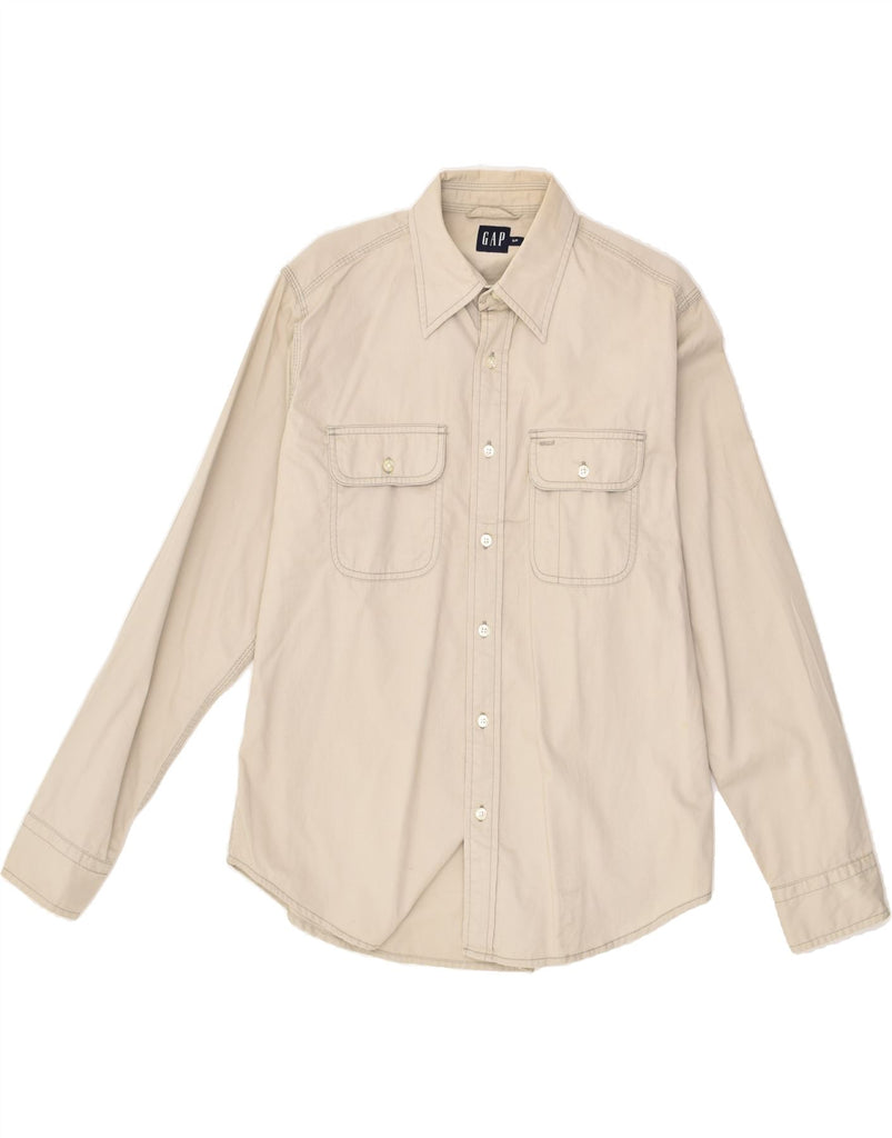 GAP Mens Shirt Small Beige | Vintage Gap | Thrift | Second-Hand Gap | Used Clothing | Messina Hembry 