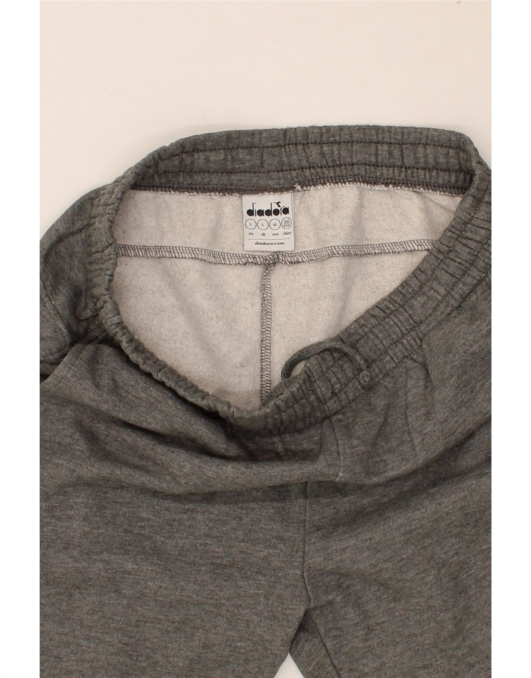 DIADORA Mens Tracksuit Trousers Large Grey Cotton Vintage Diadora and Second-Hand Diadora from Messina Hembry 