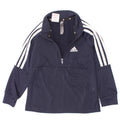 Adidas Boys Aeroready Zip Neck Pullover Tracksuit Top 5-6 Years Navy Blue