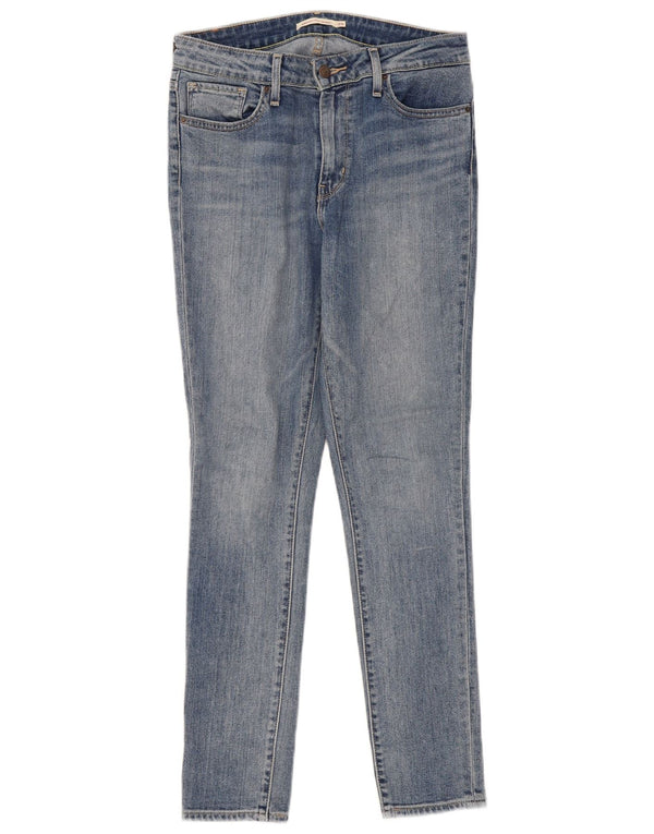 Levi's Womens 721 High Rise Skinny Jeans W29 L30 Blue Cotton