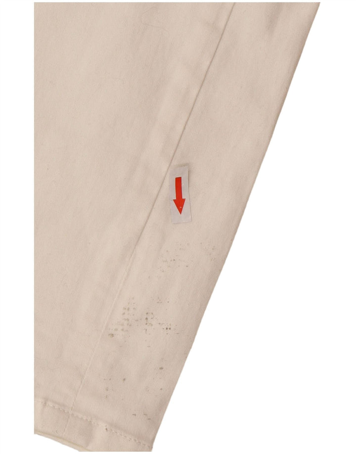 Calvin Klein Womens Straight Jeans US 10 Medium W30 L26 White Cotton