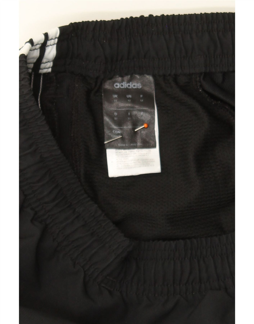 ADIDAS Mens Tracksuit Trousers Joggers Medium Black Polyester Vintage Adidas and Second-Hand Adidas from Messina Hembry 