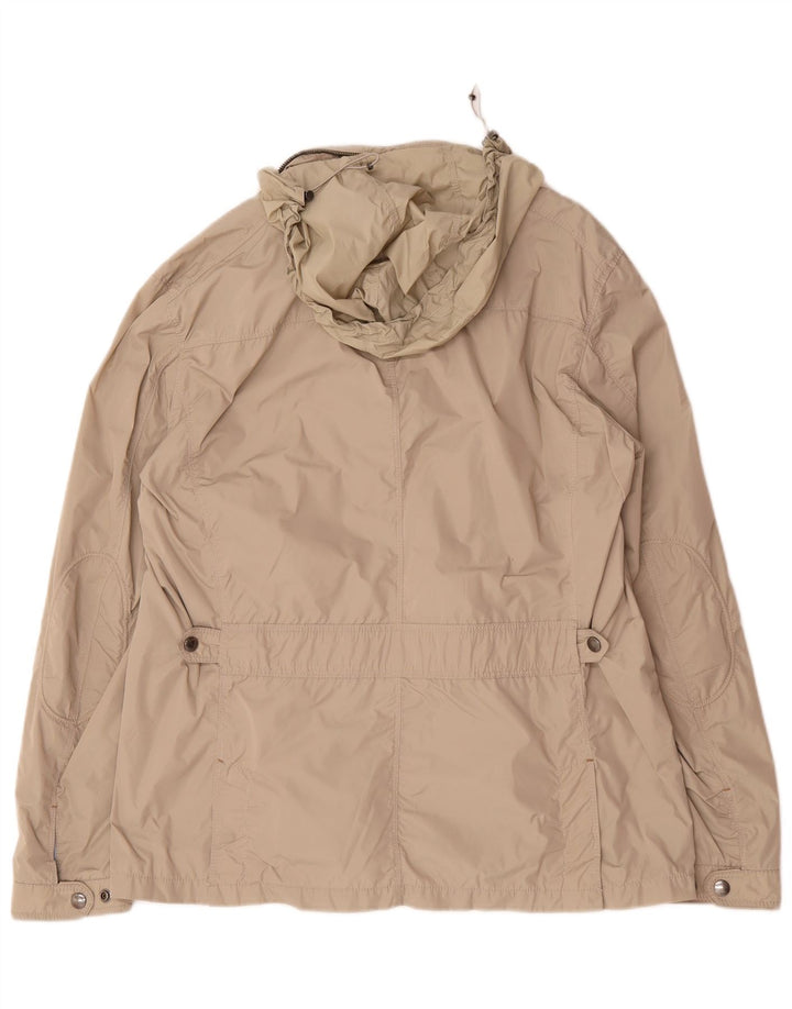 Massimo Dutti Mens Hooded Utility Jacket UK 42 XL Beige