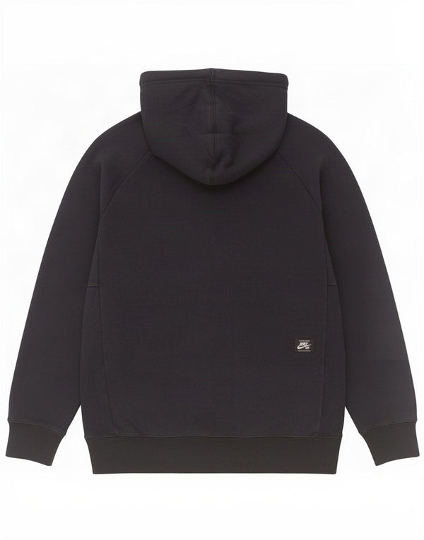 Nike Mens Graphic Hoodie Jumper Medium Black Cotton