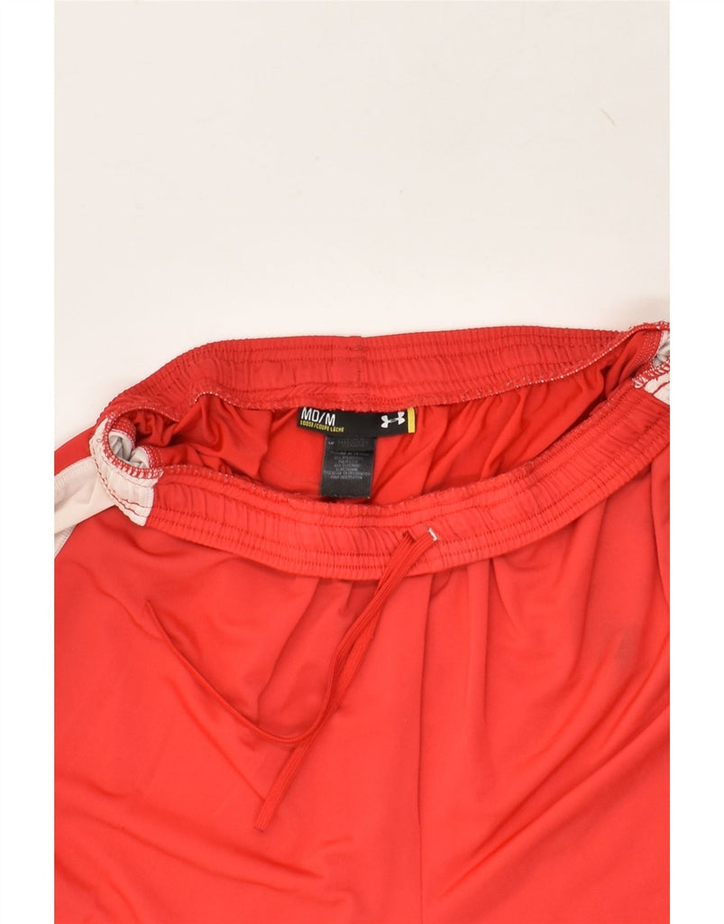 UNDER ARMOUR Mens Sport Shorts Medium Red Polyester | Vintage Under Armour | Thrift | Second-Hand Under Armour | Used Clothing | Messina Hembry 