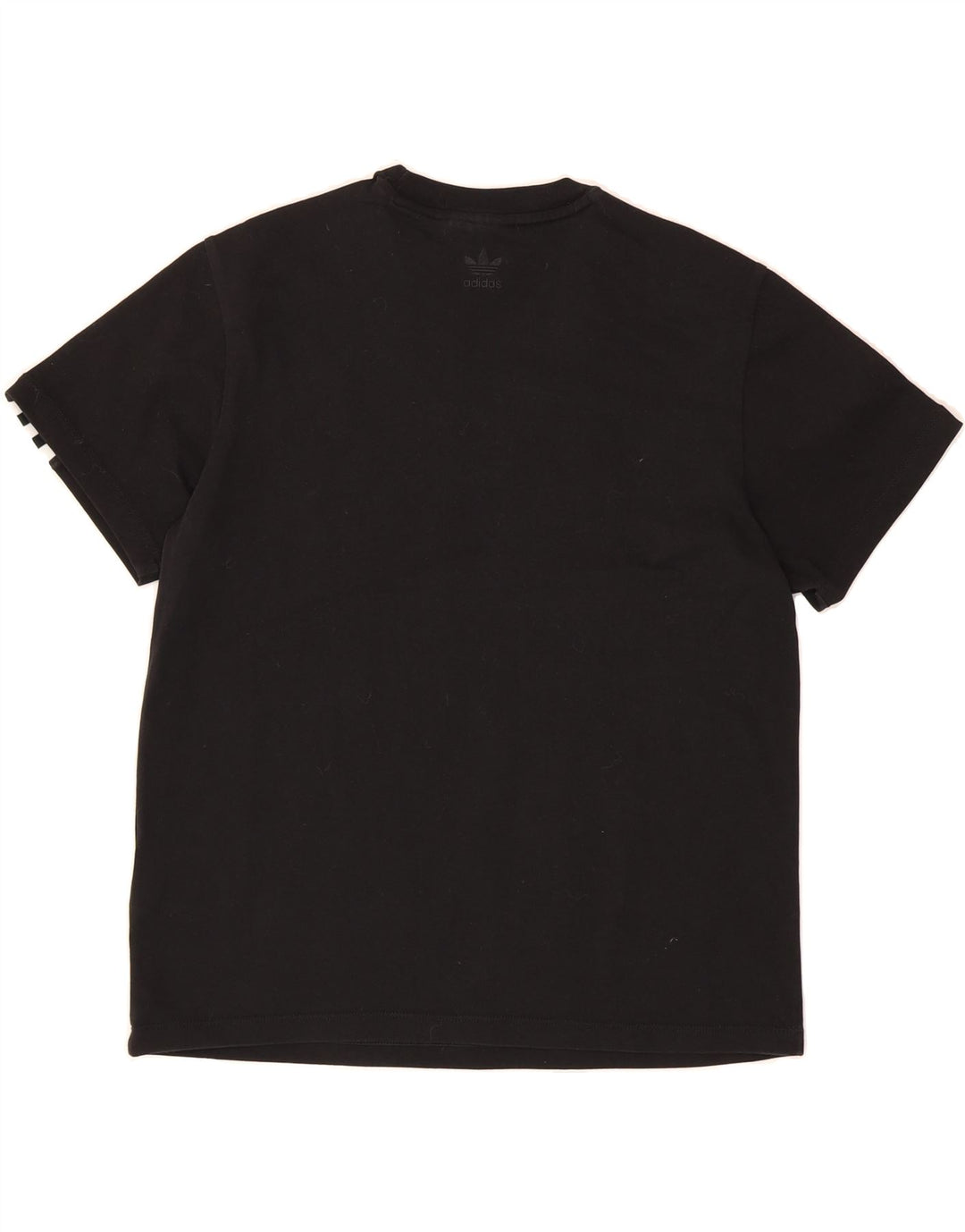 ADIDAS Womens Oversized T-Shirt Top UK 10 Small  Black Cotton Vintage Adidas and Second-Hand Adidas from Messina Hembry 
