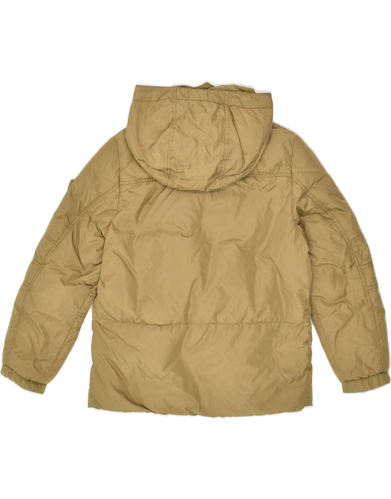 ADD Boys Hooded Padded Jacket 15-16 Years 2XS Beige Polyamide | Vintage ADD | Thrift | Second-Hand ADD | Used Clothing | Messina Hembry 